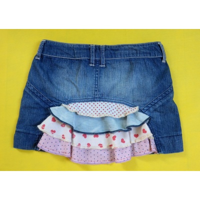 SPÓDNICZKA Z FALBANKĄ